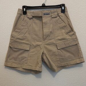 Columbia PFG Men's Tan Cargo Shorts